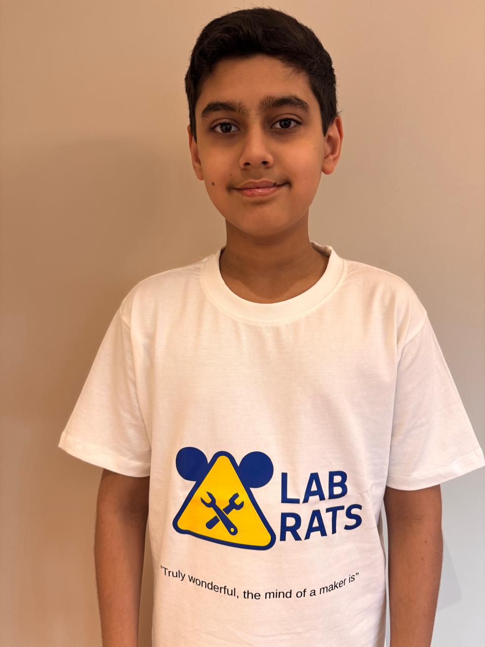 Portrait of Prashast Kumar, founder of Lab Rats